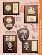 Inexpensive Plaques with Figurines or 3D Activity Emblems